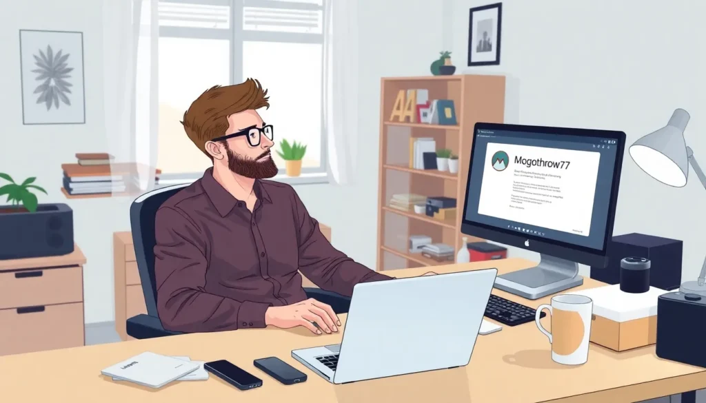 how is mogothrow77 software installation